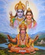 Hanuman Samadhi Canvas Art